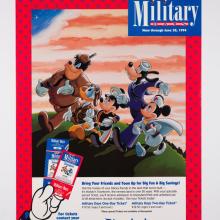1994 Disneyland Military Days Promotional Poster - ID: mardisneyland22123 Disneyana
