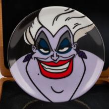 Villains of Disney Miniature Ursula Charger Plate by Brenda White - ID: may22029 Disneyana