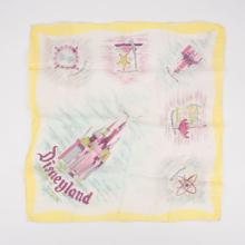 Disneyland Lands Souvenir Handkerchief - ID: may22095 Disneyana