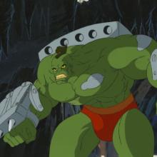 The Incredible Hulk Production Cel and Background - ID: may22303 Marvel