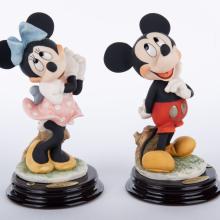 Mickey and Minnie Mouse Limited Edition Statuettes by Giuseppe Armani - ID: nov22197 Disneyana
