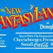 The New Fantasyland Promotional Sign - ID: oct22167 Disneyana
