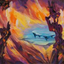 WB Tiny Toons Background Concept Art by Walt Peregoy - ID: oct23011 Warner Bros.
