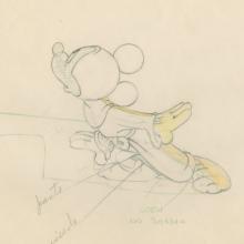 Mickey Mouse Sorcerer's Apprentice Fantasia Production Drawing - ID: oct23046 Walt Disney