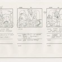 Batman: The Animated Series "Christmas With The Joker" (1992) Storyboard Drawings - ID: oct23064 Warner Bros.