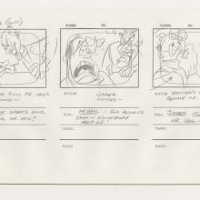 Batman: The Animated Series "Christmas With The Joker" (1992) Storyboard Drawing - ID: oct23065 Warner Bros.