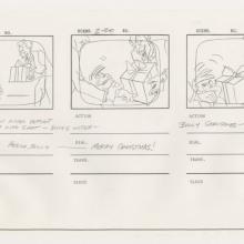 Batman The Animated Series Christmas With The Joker Storyboard Drawing - ID: oct23074 Warner Bros.