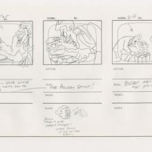 Batman The Animated Series Christmas With The Joker Storyboard Drawing - ID: oct23076 Warner Bros.