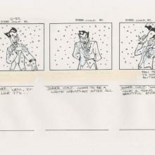 Batman: The Animated Series "Christmas With The Joker" (1992) Storyboard Drawings - ID: oct23087 Warner Bros.