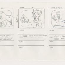 Batman The Animated Series Christmas With The Joker Storyboard Drawings - ID: oct23091 Warner Bros.