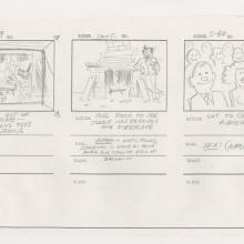 Batman The Animated Series Christmas With The Joker Storyboard Drawing - ID: oct23095 Warner Bros.