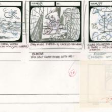 Tiny Toon Adventures Let's Do Lunch Storyboard Drawing - ID: oct23118 Warner Bros.