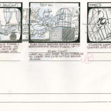 Tiny Toon Adventures Let's Do Lunch Storyboard Drawing - ID: oct23121 Warner Bros.