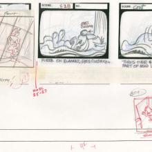 Tiny Toon Adventures Let's Do Lunch Storyboard Drawing - ID: oct23131 Warner Bros.
