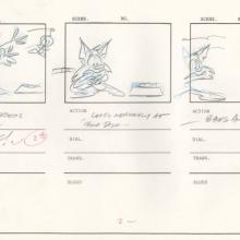 Tiny Toon Adventures Let's Do Lunch Storyboard Drawing - ID: oct23135 Warner Bros.