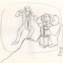 Batman: The Animated Series Christmas with the Joker Layout Drawing - ID: oct23199 Warner Bros.