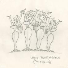 Tiny Toon Adventures K-ACME TV Leon's Blue Angels Model Drawing - ID: oct23233 Warner Bros.
