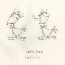 Tiny Toon Adventures K-ACME TV Papa Dodo Model Drawing - ID: oct23235 Warner Bros.
