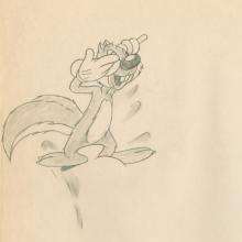 1944 Screwy Squirrel Screwball Squirrel MGM Production Drawing - ID: oct23278 MGM