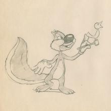 1944 Screwy Squirrel Screwball Squirrel  MGM Production Drawing - ID: oct23279 MGM