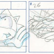 Sonic the Hedgehog High Stakes Sonic Storyboard Drawing - ID: oct23307 DiC