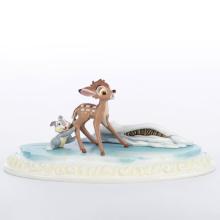 Olszewski ‘Winter Play’ Bambi Figurine - ID: 020220010207 Disneyana