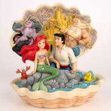 The Little Mermaid 'Seashell Scenario' Clam Shell Figurine (2019) - ID: 028399219216 Disneyana