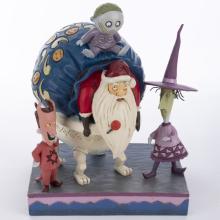 Lock, Shock, and Barrel with Sandy Claws 'Bagged and Delivered' Figurine (2020) - ID: 028399270248 Disneyana
