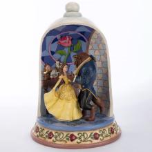 Beauty and the Beast 'Enchanted Love' Dome Figurine (2021) - ID: 028399294961 Disneyana