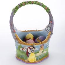 Snow White and the Seven Dwarfs Easter Basket Figurine (2022) - ID: 028399302741 Disneyana