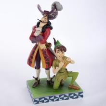 Peter Pan and Captain Hook 'Devious and Daring' Figurine (2023)  - ID: 028399340118 Disneyana
