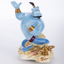 Aladdin Genie Music Box Figurine (1992) - ID: 035075421412 Disneyana