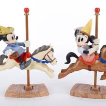 Minnie & Mickey ‘Carousel Sweethearts' Figurine Set (2006) - ID: 045544066495 Disneyana