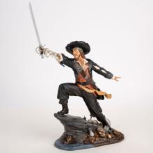 Captain Barbossa 'Black-Hearted Brigand' Figurine (2007) - ID: 045544105439 Disneyana