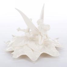 Tinker Bell 'Delicate Daydreamer' Whiteware Figurine (2011) - ID: 045544230230 Disneyana