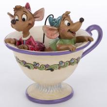 Gus & Jaq 'Tea for Two' Figurine (2010) - ID: 045544275880 Disneyana