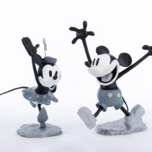 Mickey and Minnie "Get A Horse!" Maquette Figurine Set (2015) - ID: 045544840729 Disneyana