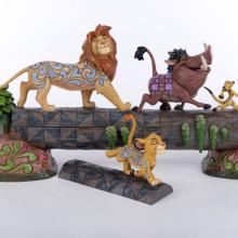 The Lion King 'Carefree Camaraderie' Log Figurine (2017) - ID: 045544921190 Disneyana