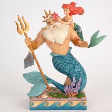 Ariel and King Triton 'Daddy's Little Princess' Figurine (2018) - ID: 045544939850 Disneyana