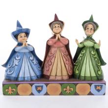 Flora, Fauna and Merryweather 'Royal Guests' Figurine (2017) - ID: 045544939898 Disneyana