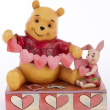 Winnie the Pooh and Piglet 'Handmade Valentines' Figurine (2017) - ID: 045544940016 Disneyana