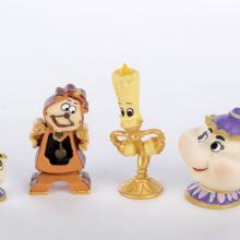 Beauty and the Beast ‘Set of Enchanted Objects’ Miniature Figurines (2017) - ID: 045544942621 Disneyana