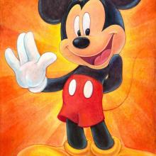 "Hi, I’m Mickey Mouse" Signed and Numbered Limited Edition Print by Bret Iwan - ID: 556G0001C-REG Disneyana