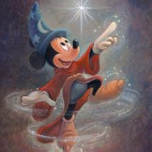 "Swept Up in the Magic" Premiere Signed and Numbered Limited Edition by Bret Iwan - ID: 556G0039C-PR1 Disneyana