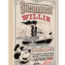 “Steamboat Willie (Gold)” Treasures on Canvas Collection Limited Edition Print by Eric Tan - ID: 589G0017C-SM1  Disneyana