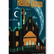 "Magic Kingdom's Haunted Mansion" Treasures on Canvas Collection Limited Edition Print by Eric Tan - ID: 589G0019C-SM1 Disneyana