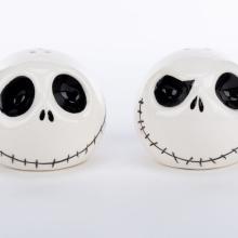 Jack Skellington Stackable Salt & Pepper Shakers (2010) - ID: 634482280867 Disneyana