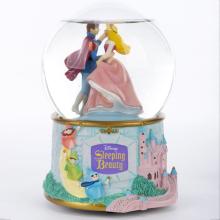 Sleeping Beauty and Prince Phillip Musical Snow Globe  - ID: 748787195655 Disneyana