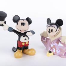 Mickey and Minnie 'Top Hat and Tails' and 'All Dolled Up' Figurine Set (2003) - ID: 761880462967 Disneyana