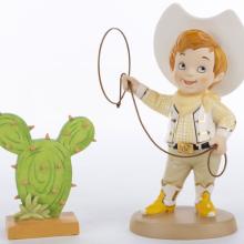 It's A Small World 40th Anniversary 'Howdy Partner!' Figurine Set (2006) - ID: 761880463759 Disneyana